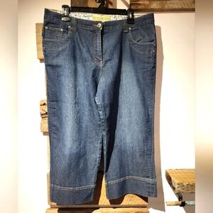 Denver Hayes Classic Blue Denim Women's Capri Jeans